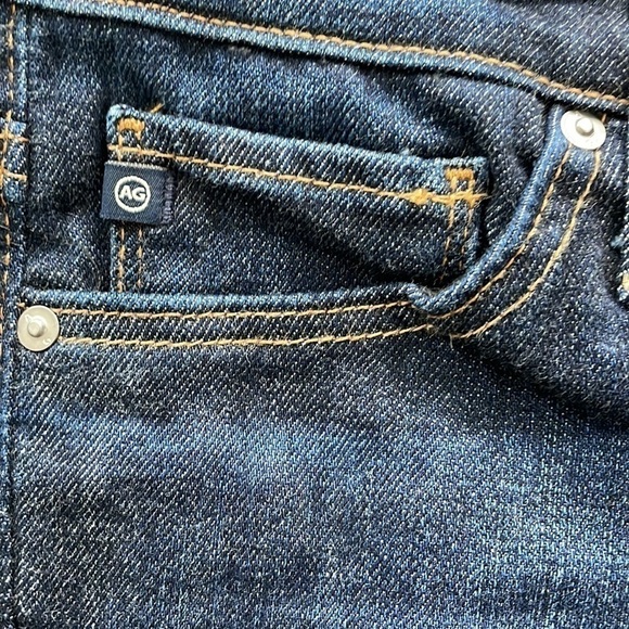 Sz25 AG Adriano Goldschmied The Stilt Cigarette Leg Dark Wash EUC - Picture 6 of 9